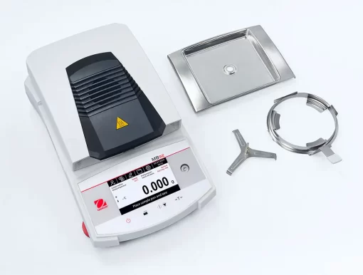 Open moisture analysis Dismantled View OHAUS MB92 moisture balance for labs in NZ